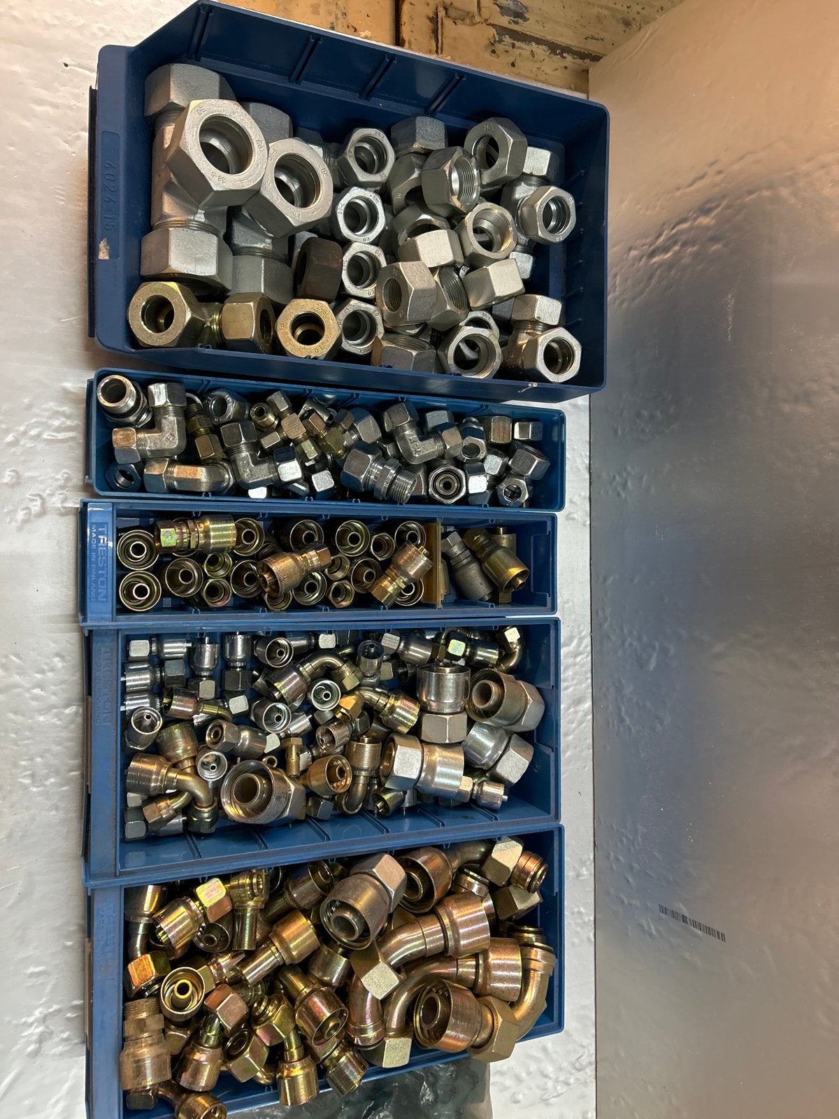 Diverse hydraulische koppelingen pers koppelingen, Ophalen, Gebruikt, Minder dan 50 mm, Overige typen