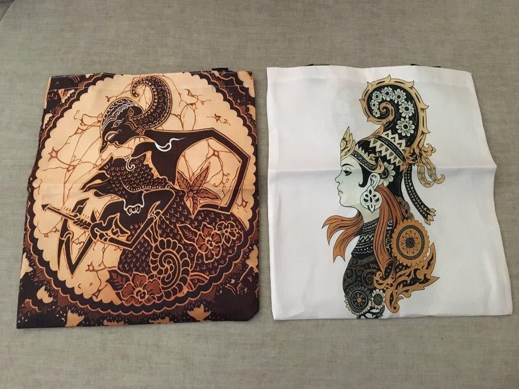 Hele mooie INDONESIA - WAJANG (Schouder/Hand)Tassen, Verzenden, Nieuw, Overige kleuren