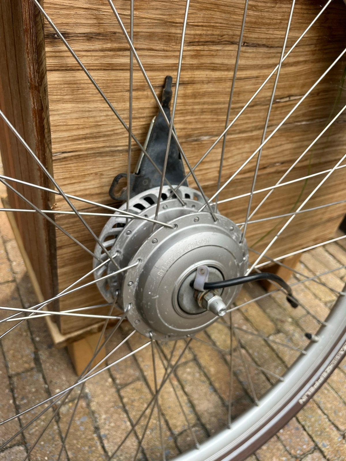 Stella voorwielmotor 6-pins, Fietsen en Brommers, Fietsonderdelen, Ophalen, Gebruikt, Elektrische fiets, Motor