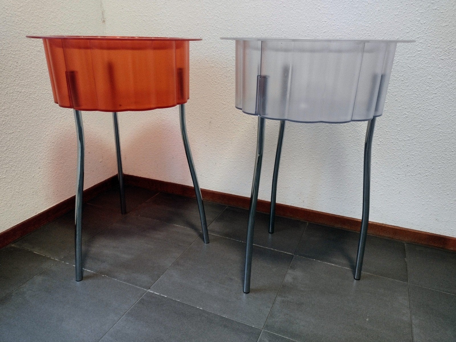 bijzettafeltjes van IKEA, model Hatten, Huis en Inrichting, Tafels | Bijzettafels, Zo goed als nieuw, Ophalen, 45 tot 60 cm, Minder dan 55 cm