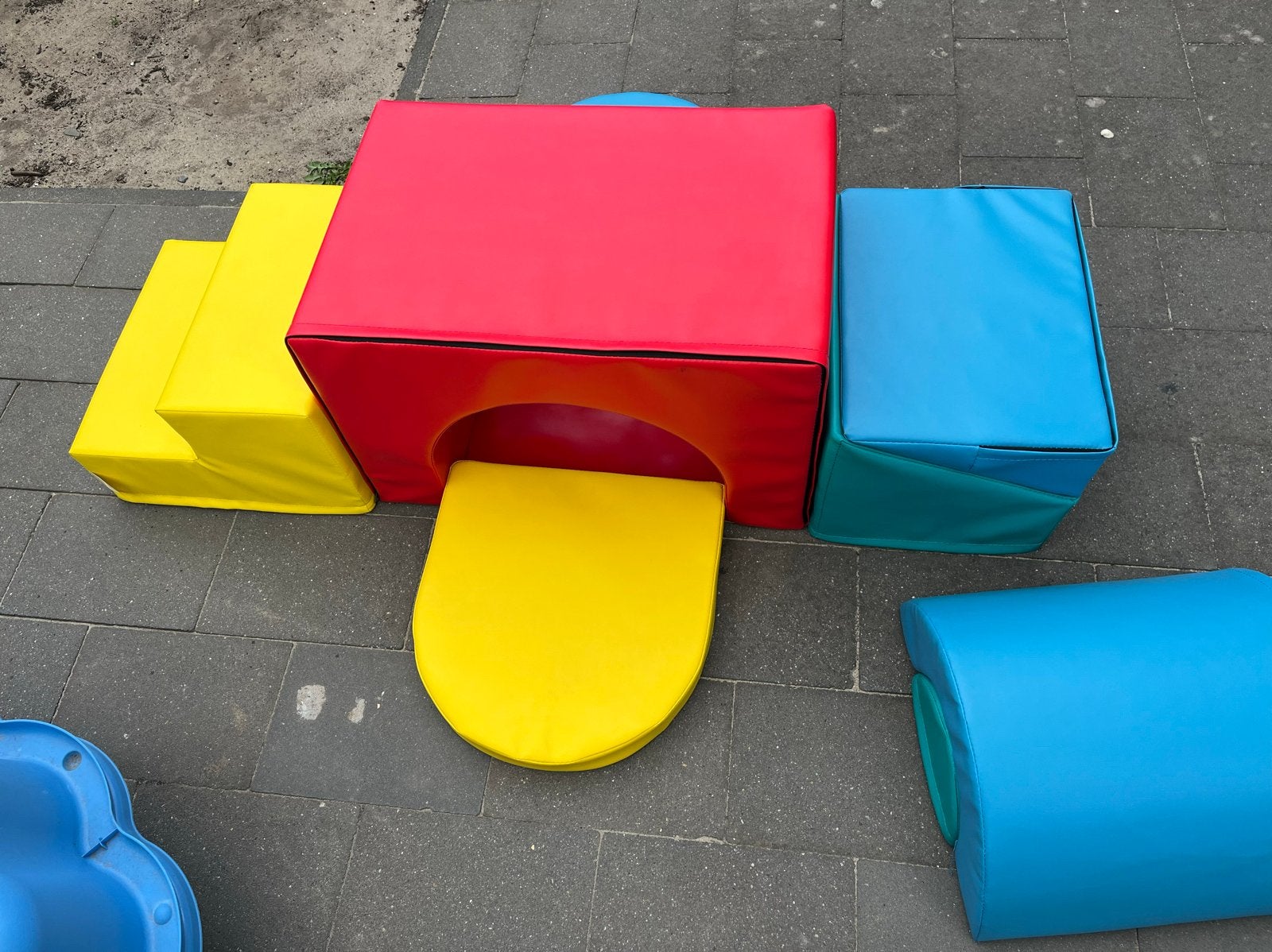 7-delige Schuim Klimblokken Set voor Kinderen, Kinderen en Baby's, Ophalen, Zo goed als nieuw, Overige typen