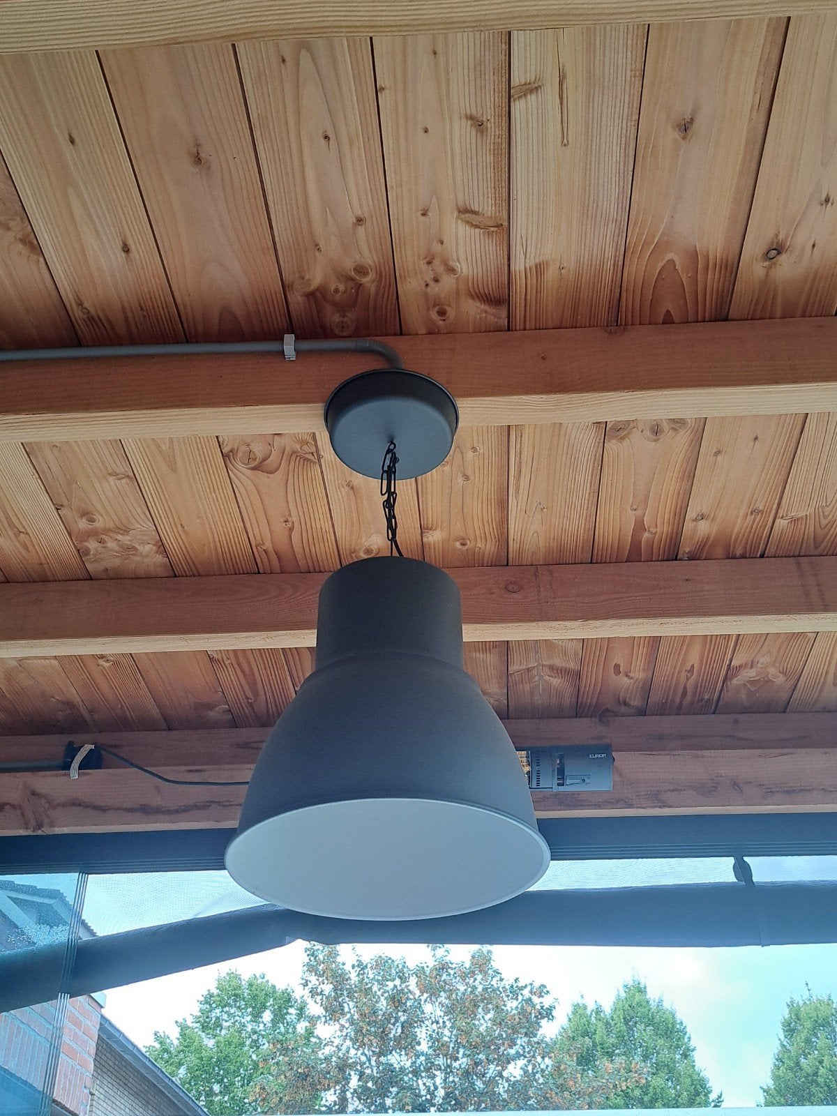 Hektar plafond lamp, Ophalen