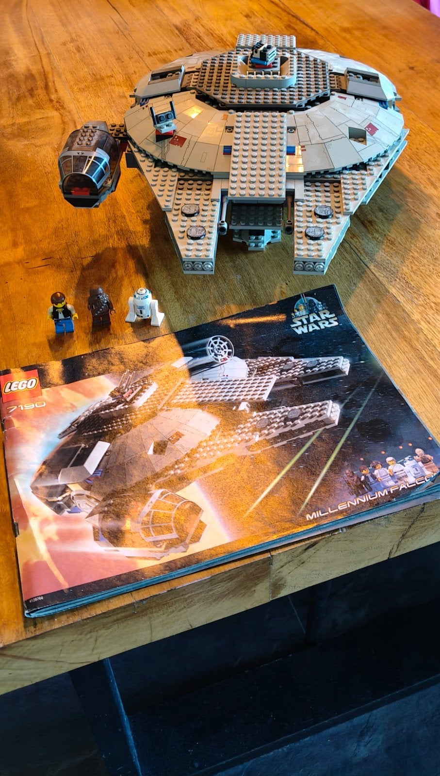 Lego Star Wars Millennium Falcon 7190 met boekje en doos, Kinderen en Baby's, Inclusief instructies, Star Wars, Lego, Ophalen of Verzenden