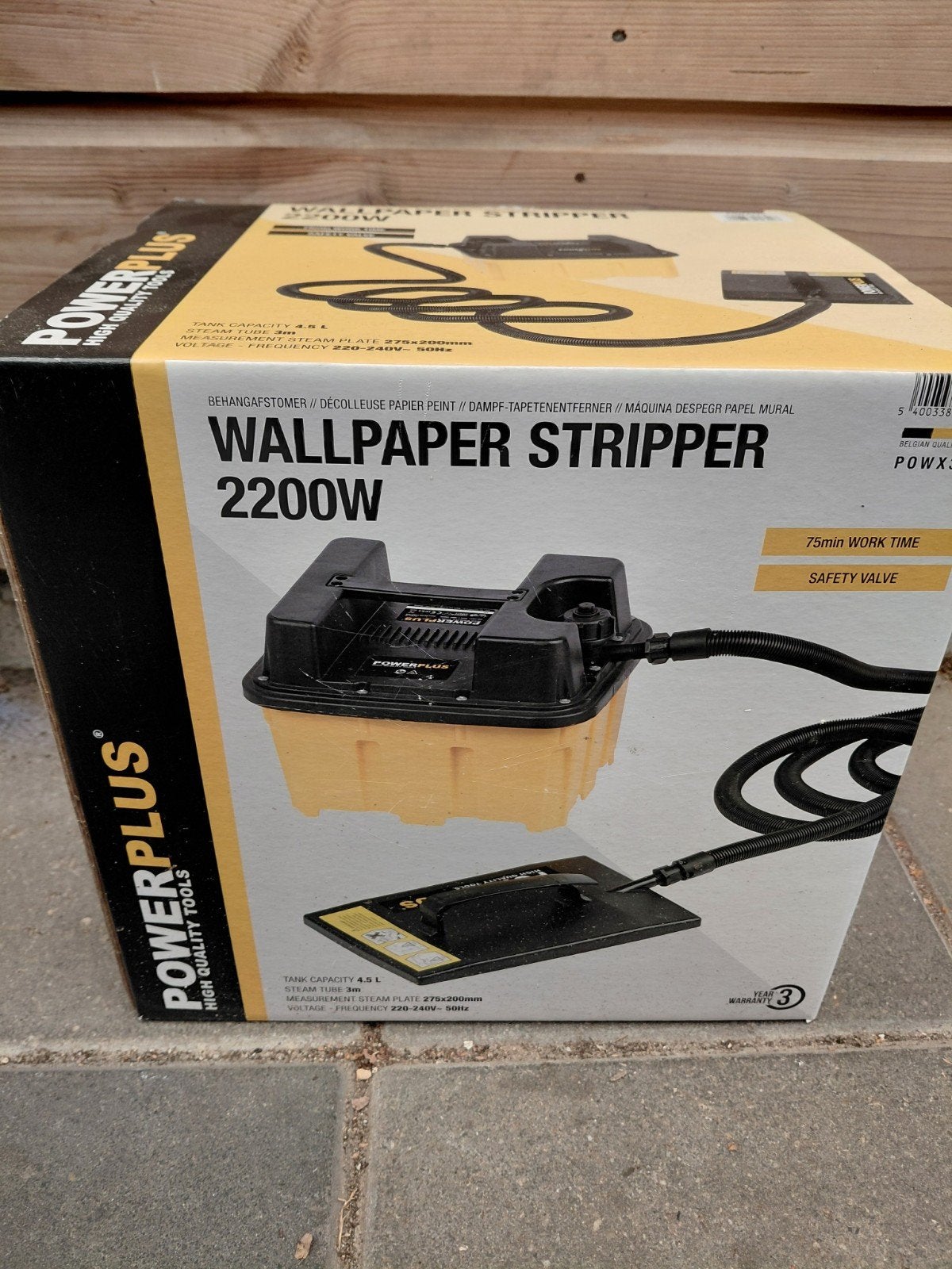 Nieuw!  Powerplus POWX340 Behangafstomer 2200W, Ophalen of Verzenden, Nieuw, Overige typen