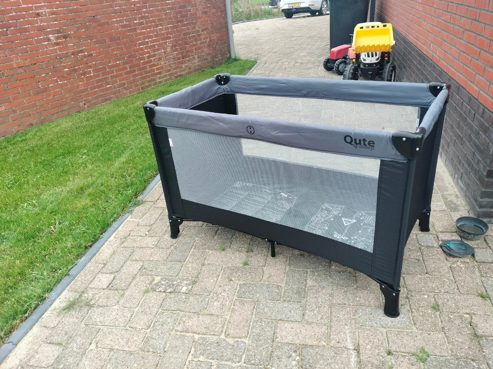 Qute Q-Sleep Reisbedje - Ideaal voor onderweg!, Ophalen, Zo goed als nieuw, Reisbedje