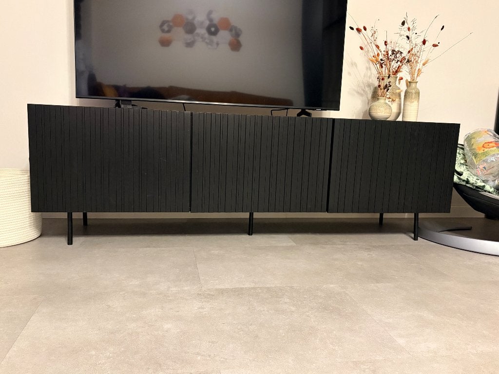 WOOOD tv- meubel, Ophalen, Gebruikt, 150 tot 200 cm, Minder dan 100 cm