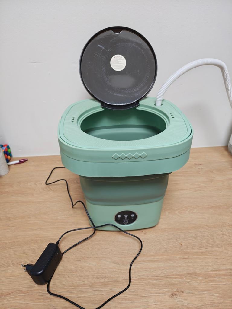 Draagbare Mini Wasmachine - Ideaal voor Kleine Wasjes, Ophalen, Minder dan 1200 toeren, Minder dan 85 cm, Minder dan 4 kg