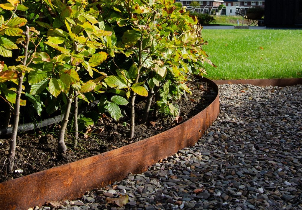 Cortenstalen borderranden - 3 meter - 150mm hoog, Tuin en Terras, Ophalen, Overige materialen, Minder dan 100 cm, Minder dan 25 cm