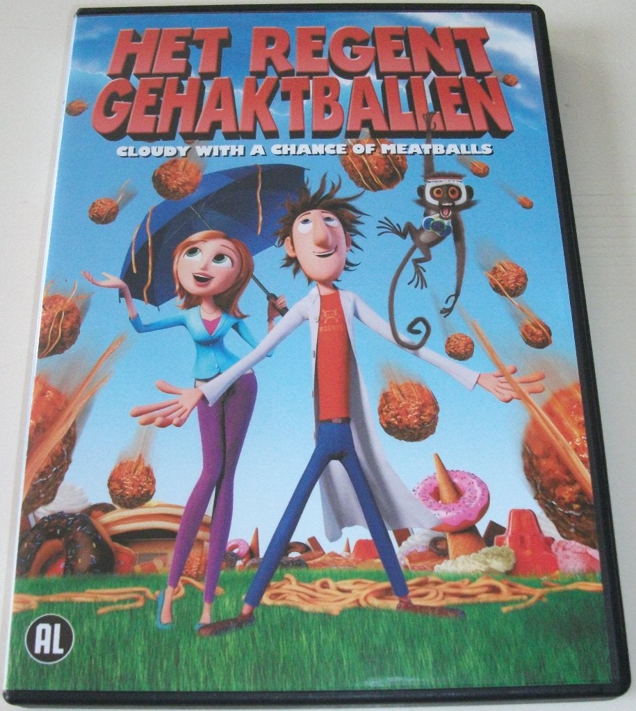 Dvd *** REGENT GEHAKTBALLEN *** Gehaktbal-stormen!, Tekenfilm, Ophalen of Verzenden, Zo goed als nieuw, Alle leeftijden