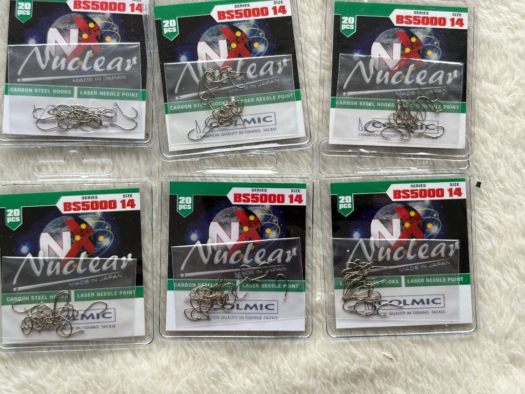 adv 334 / NIEUW set 9 pakjes haakjes COLMIC, Ophalen of Verzenden, Nieuw, Haak