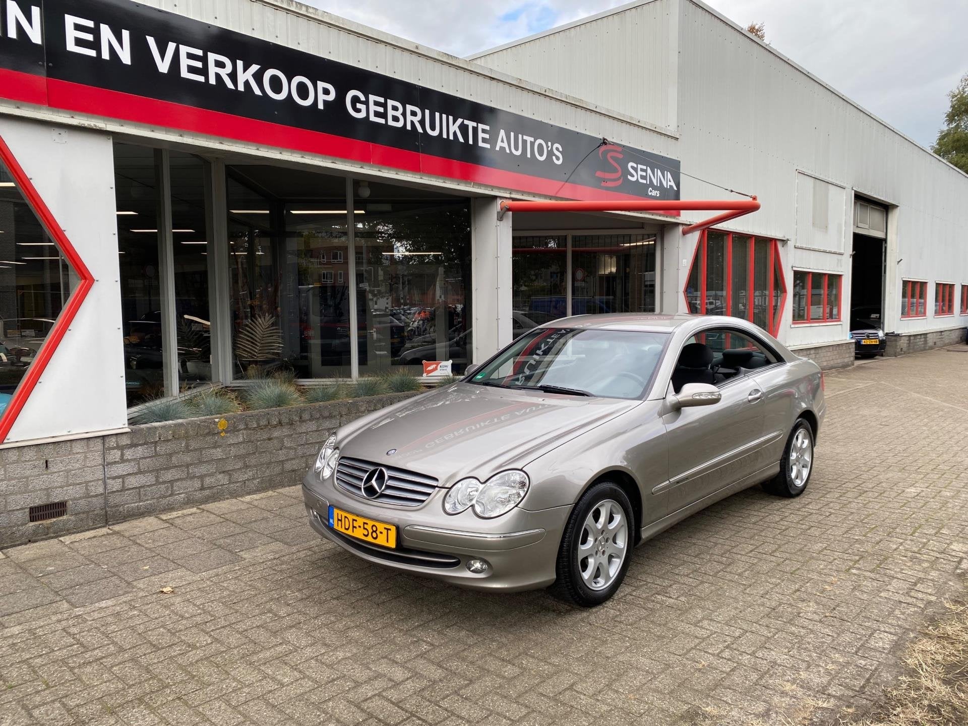 Mercedes-Benz CLK-klasse Coupé 200 Kompressor - TOPSTAAT !, Auto's, Achterwielaandrijving, 4 cilinders, 4 stoelen, 1796 cc