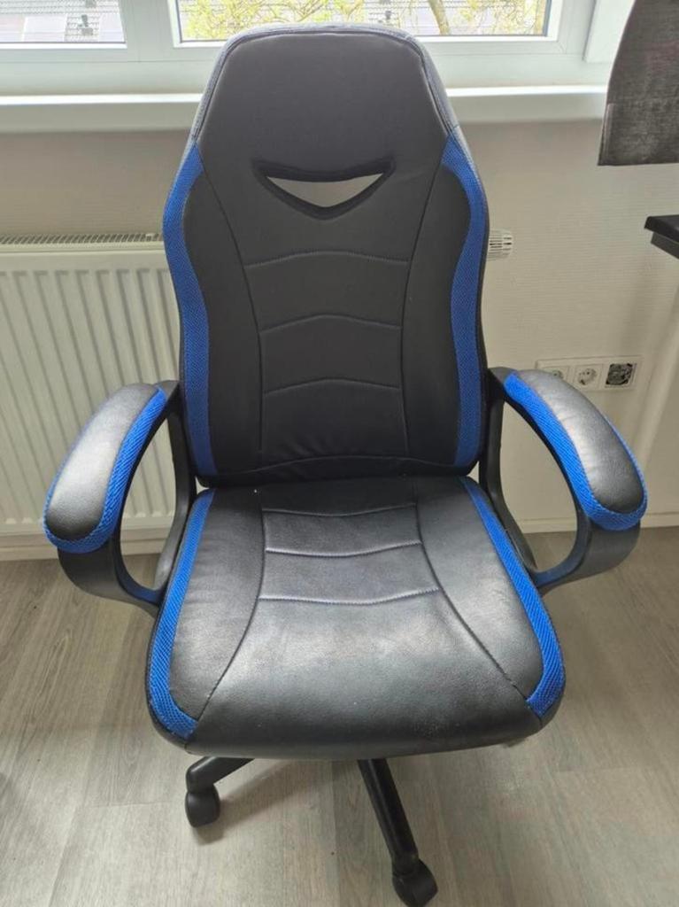 Bureau/gamestoel, Ophalen, Zwart
