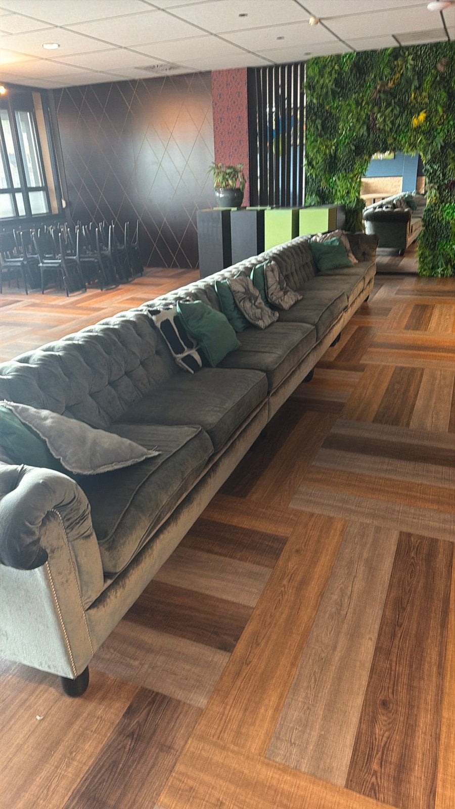 Chesterfield loungebank Satelliet Meubelen, 615 cm, 3 delen, Ophalen, Gebruikt