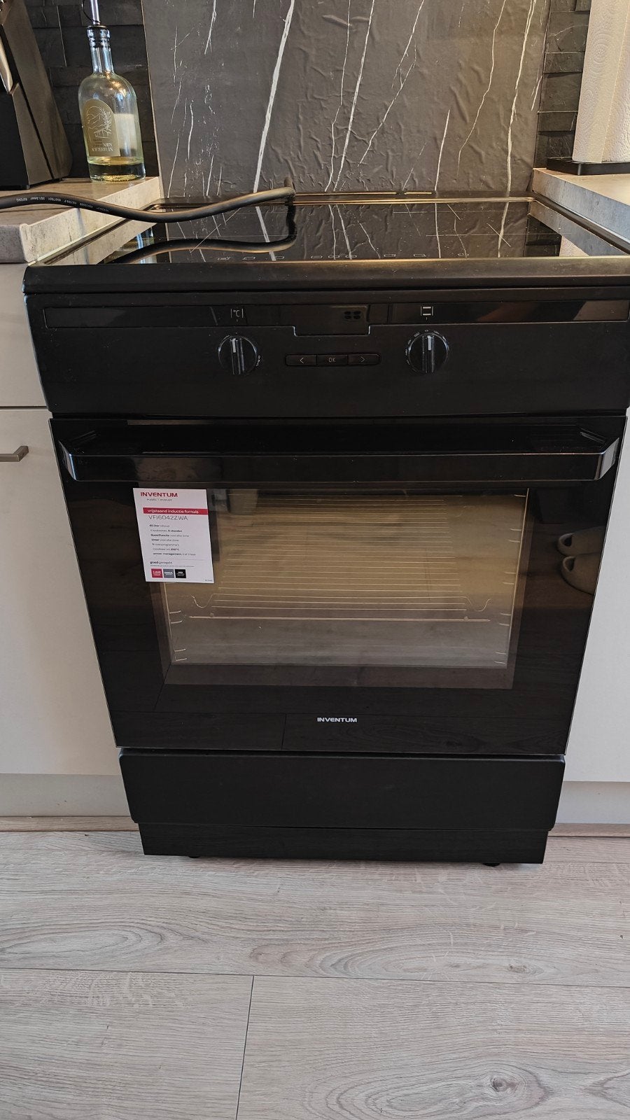 Inventum VFI6042ZWA inductiefornuis – defect / voor reparati, Witgoed en Apparatuur, Ophalen, Warmhoudplaat, 60 cm of meer, 4 kookzones