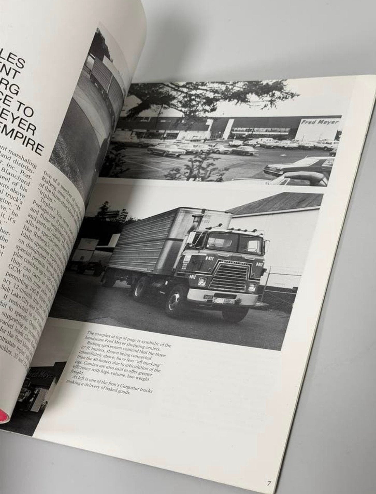 Vintage International Trail Magazine 1975 Trucks tijdschrift, Ophalen of Verzenden, 1960 tot 1980, Tijdschrift