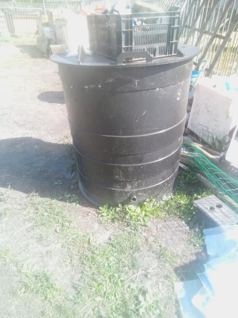 Zwarte regenton 0653772669 1000 liter voor 60 euro, Tuin en Terras, Regentonnen, Ophalen of Verzenden