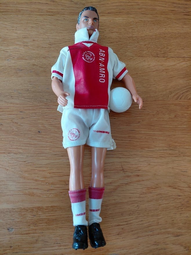 Vintage Ajax pop 30 cm, Ophalen of Verzenden, Gebruikt, Pop