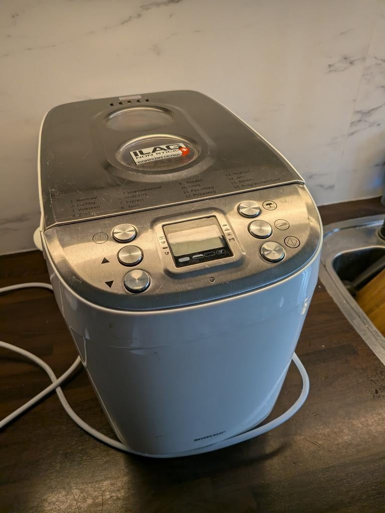Silvercrest Broodbakmachine, Witgoed en Apparatuur, Broodbakmachines, Met timer, Kijkvenster, 800 tot 1200 gram deeg, Ophalen of Verzenden