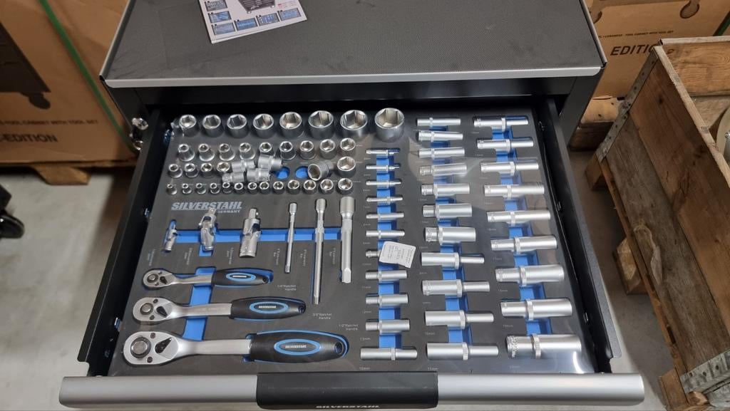 Silverstahl gereedschapwagen 7 laden vol gereedschap, Ophalen, Nieuw