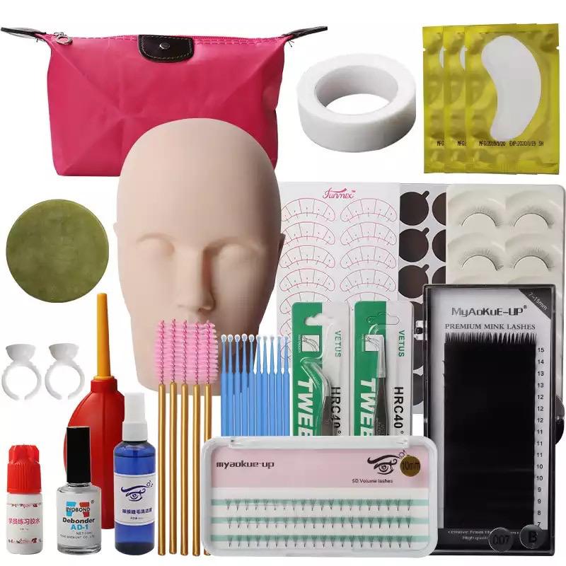 Complete wimpersextentions starters set. Alles 20% korting., Ogen, Verzenden, ., Zwart