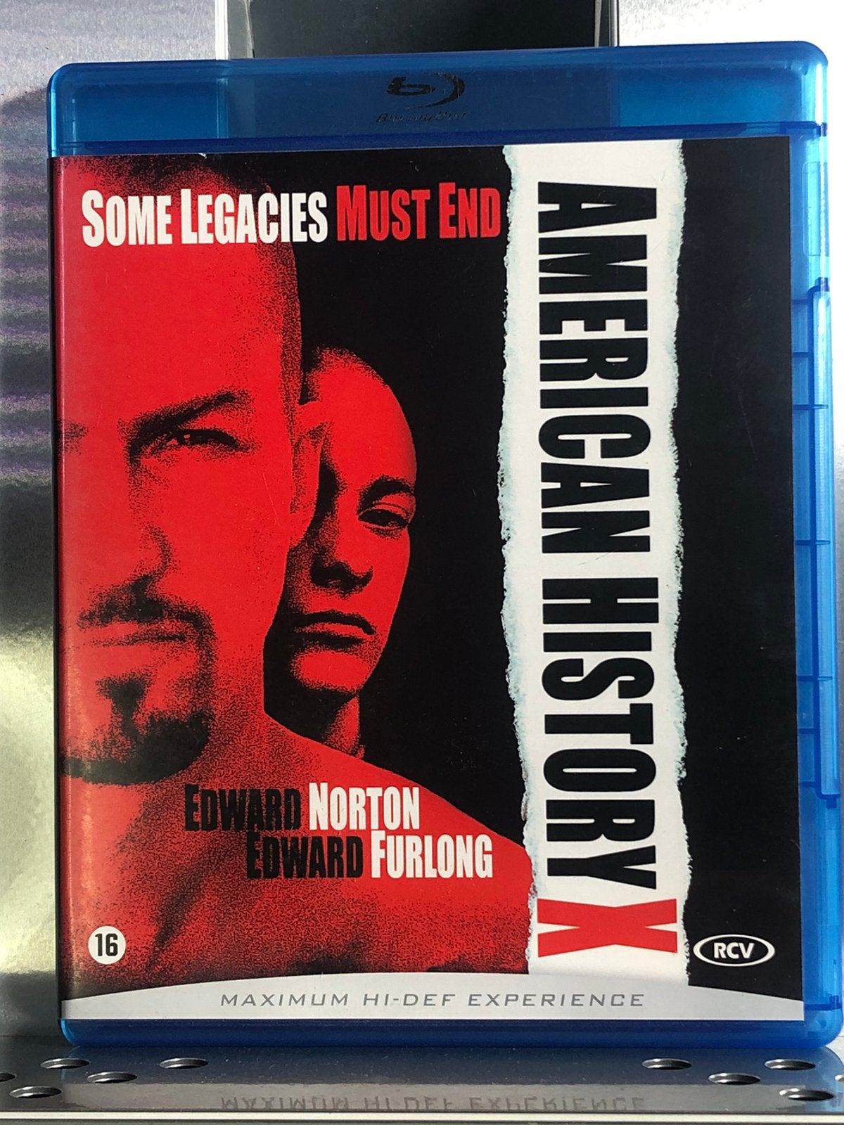 [BLU-RAY] American History X - 1998 - Nederlands ondertiteld, Ophalen of Verzenden, Zo goed als nieuw, Horror