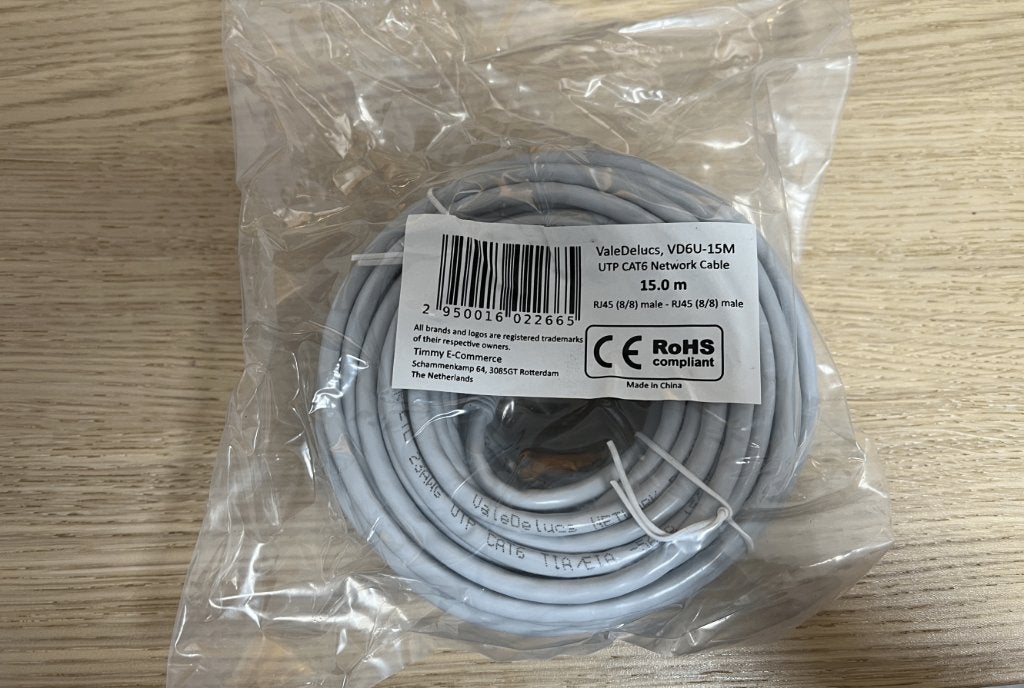 Internetkabel CAT6 15 meter UTP Netwerkkabel (NIEUW), S, Nieuw, Ophalen of Verzenden, S