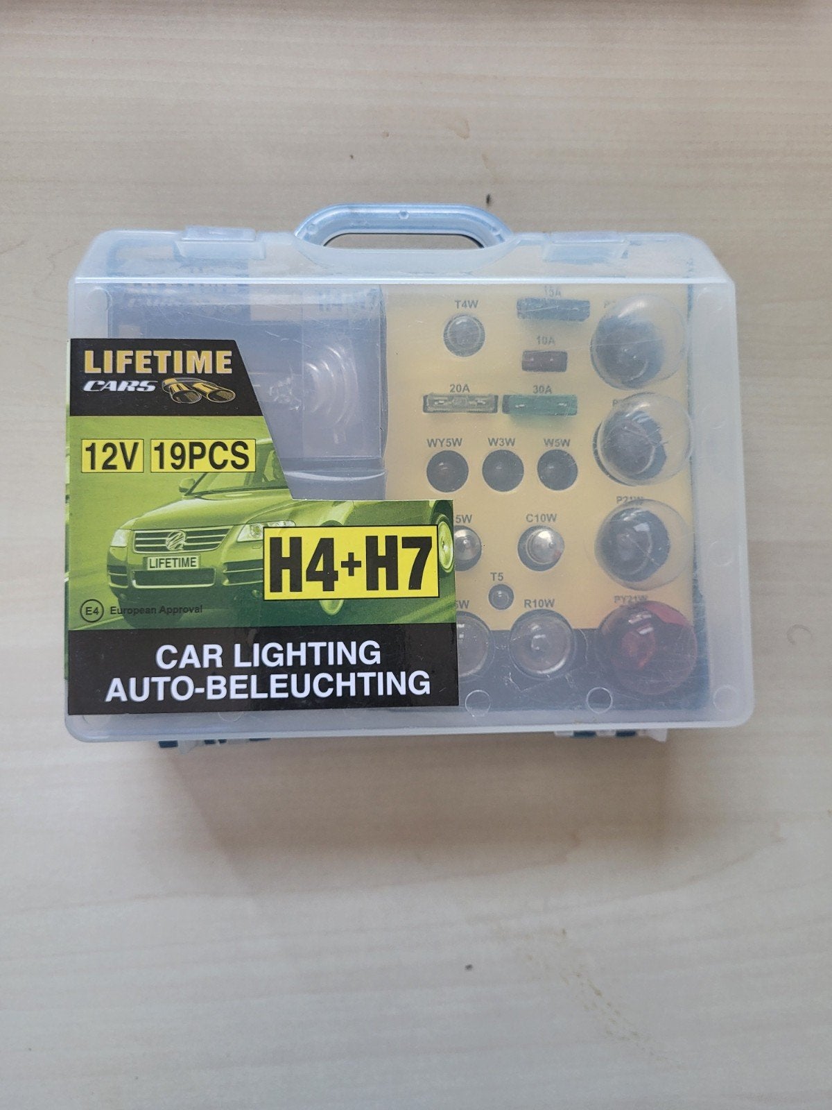 Autolampen set H4+H7 12V - 19 stuks Lifetime Cars, Ophalen of Verzenden
