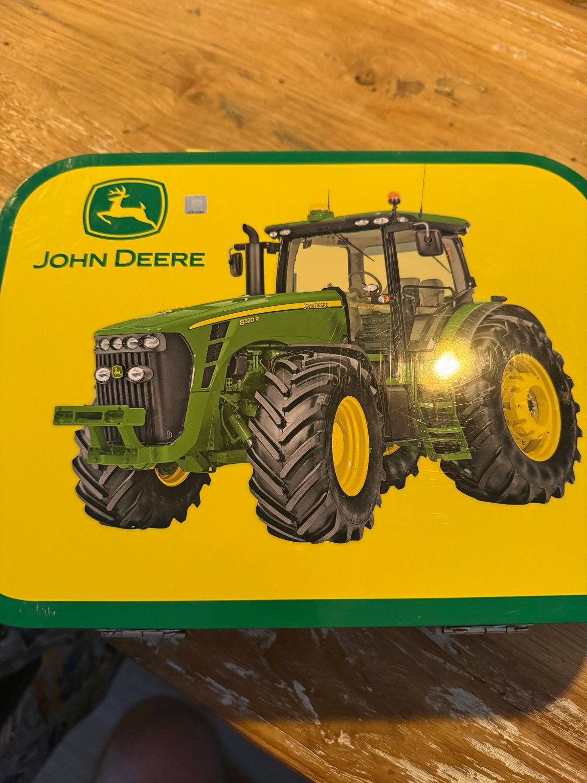 John Deere Legpuzzel in Blikken Doos - Zo goed als nieuw, Ophalen, Minder dan 500 stukjes, Zo goed als nieuw, Legpuzzel