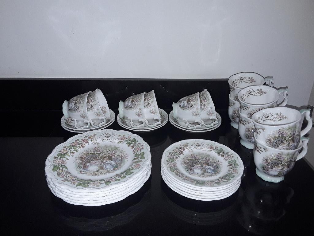Royal Doulton Brambly hedge 6pers set Summer, Antiek en Kunst, Ophalen of Verzenden