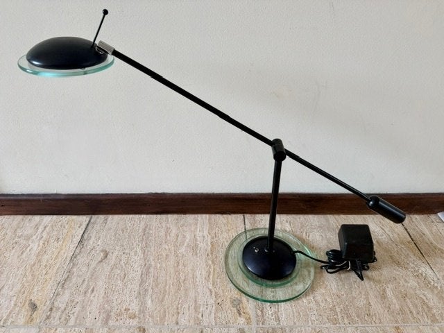 Zwarte Tafel of Bureaulamp beginjaren 80, Bureaulamp, Gebruikt, Overige merken, Overige fittingen