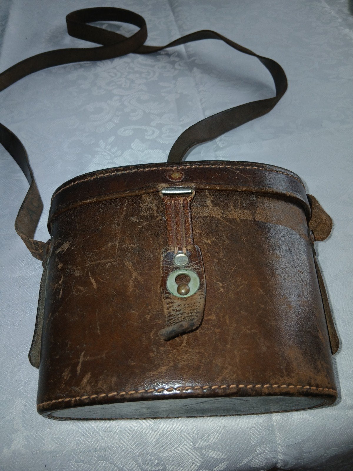 Antieke Carl Zeiss Jena Silvarem 6x30 verrekijker met tas, Ophalen of Verzenden, Landmacht, Duitsland, Overige typen