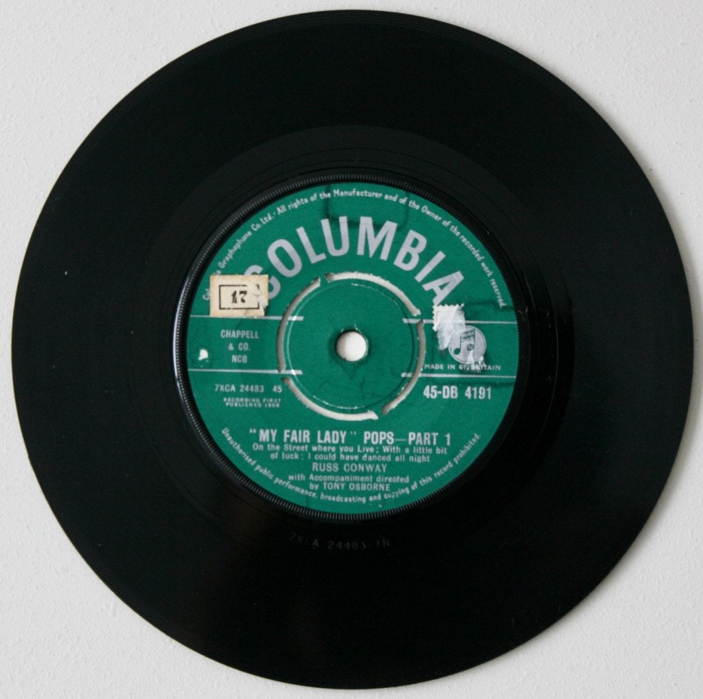 Russ Conway - My fair lady pops (UK 1958), Ophalen of Verzenden, Gebruikt, 7 inch
