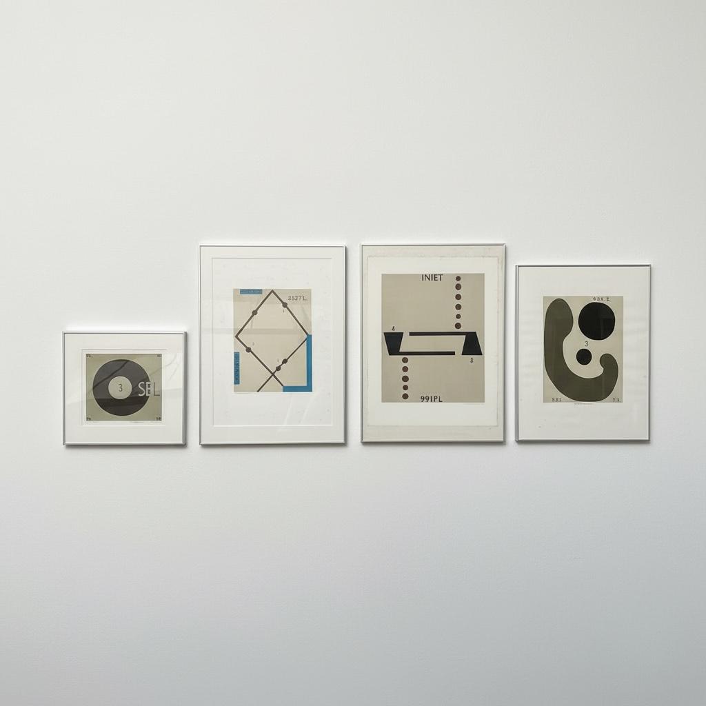 4 x zeefdruk Reinier Lucassen,kleine oplage, aluminium lijst, Antiek en Kunst, Ophalen