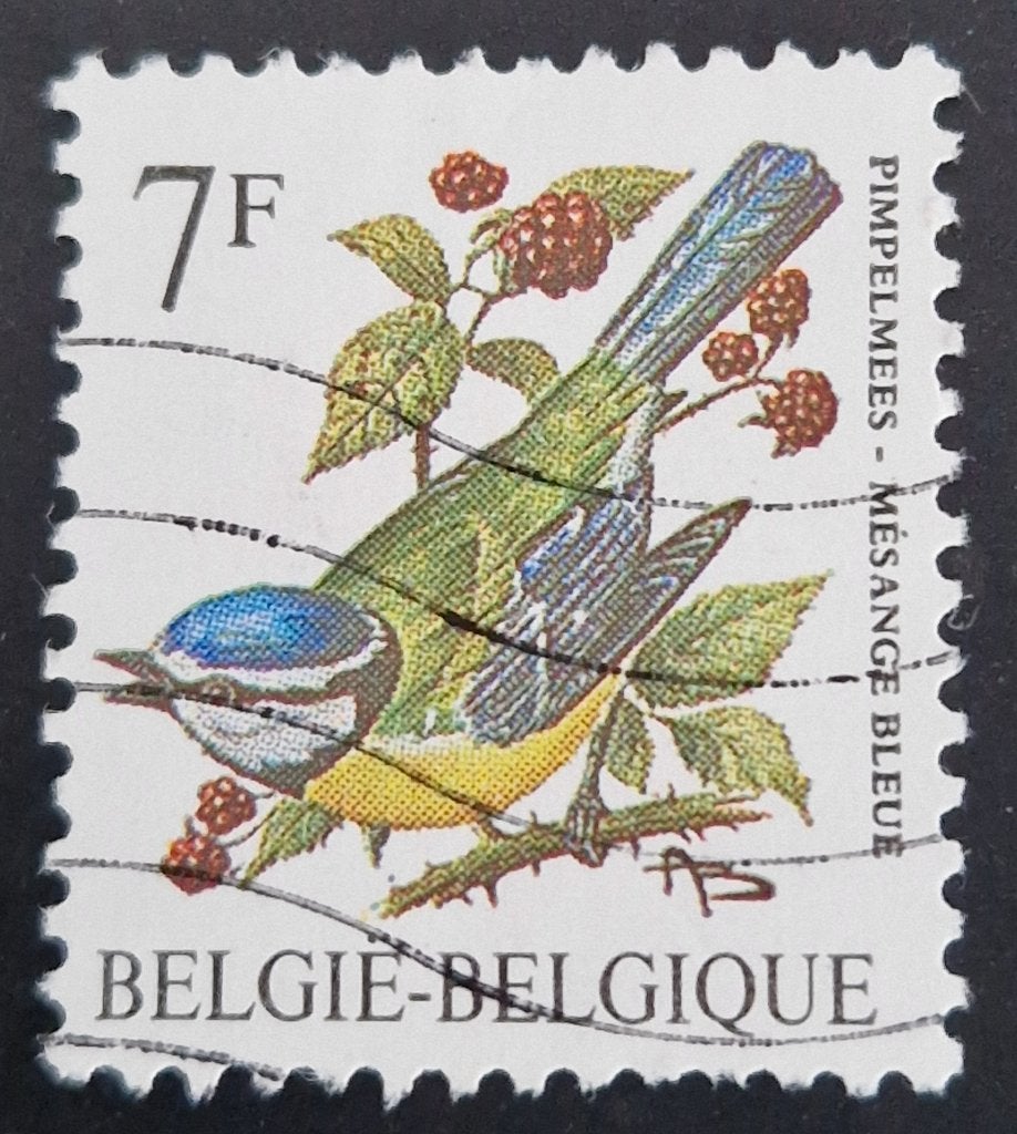 België 1987 - OBP 2261 - Buzin Vogel Pimpelmees, Frankeerzegel, Ophalen of Verzenden, Gestempeld, Gestempeld