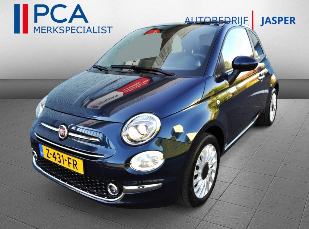 Fiat 500 1.0 Hybr Dolce. F. pano pdc a/c (bj 2024), 12 maanden, Stof, Euro 6, LED verlichting