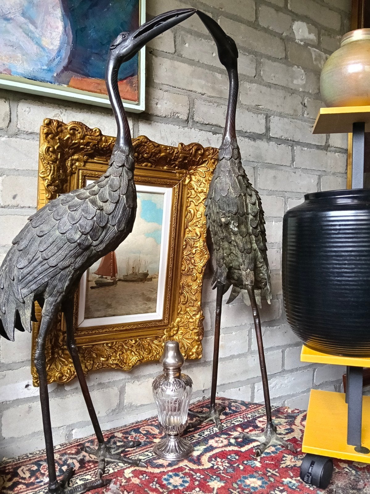 70 cm 2 stuk brons, Ophalen of Verzenden