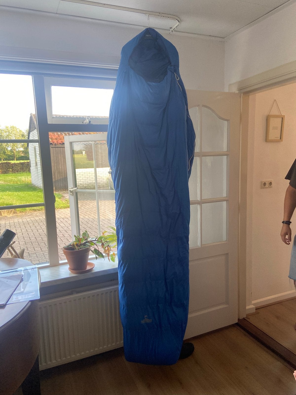 Nomad Pegasus 550 Mummyslaapzak, Caravans en Kamperen, Ophalen of Verzenden, Zo goed als nieuw