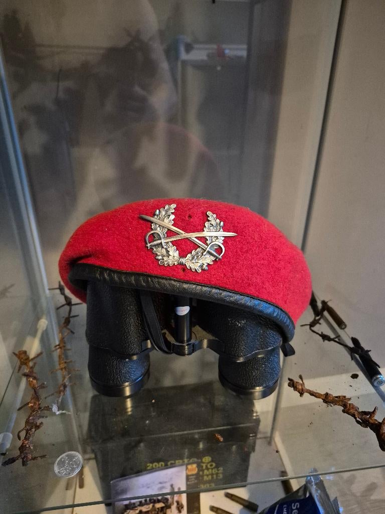 Baret leger spullen, Verzamelen, Militaria | Algemeen, Ophalen of Verzenden, Landmacht, Nederland, Helm of Baret
