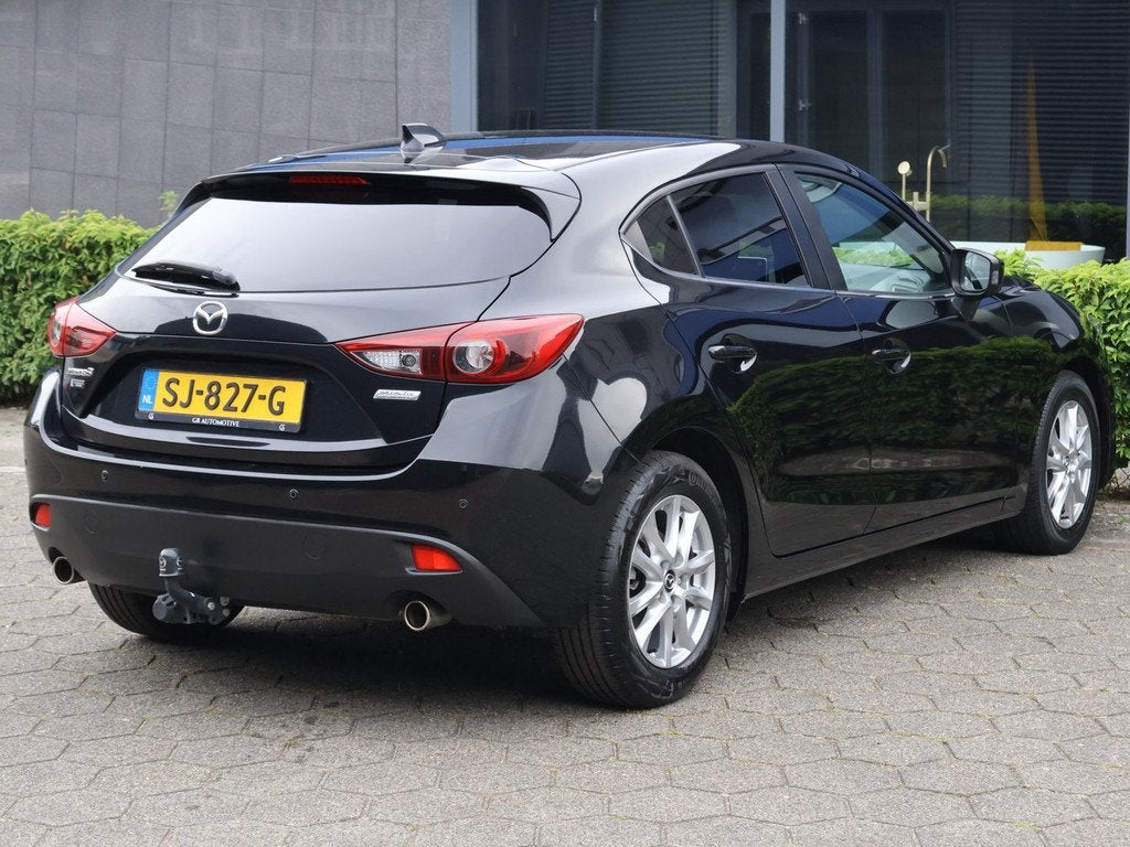 Mazda 3 2.0 TS+|Cruise|Climate|Nav|PDC|Stoelverwarming|PDC, Auto's, Mazda, Voorwielaandrijving, Stof, Gebruikt, Zwart