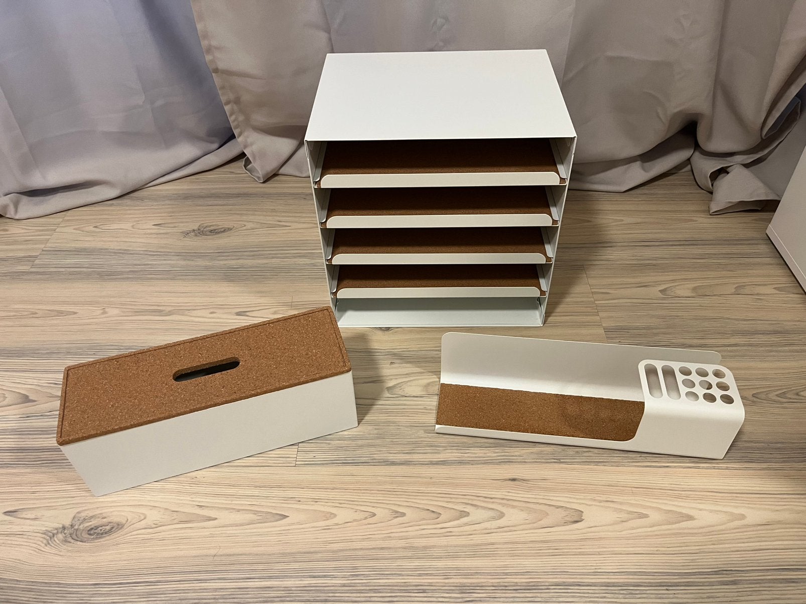 Ikea Kvissle bureau set, 3 delig, Ophalen, Zo goed als nieuw