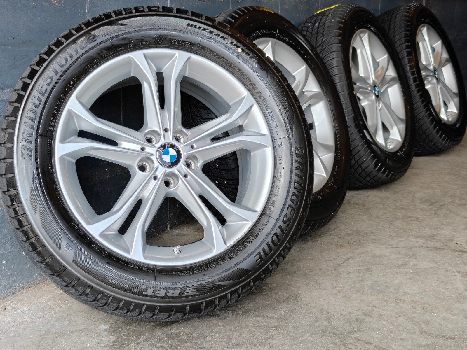 18" Originele BMW X3 X4 G01 G02 Winterset Bridgestone TPMS, 18 inch, Gebruikt, Banden en Velgen, 2289CC
