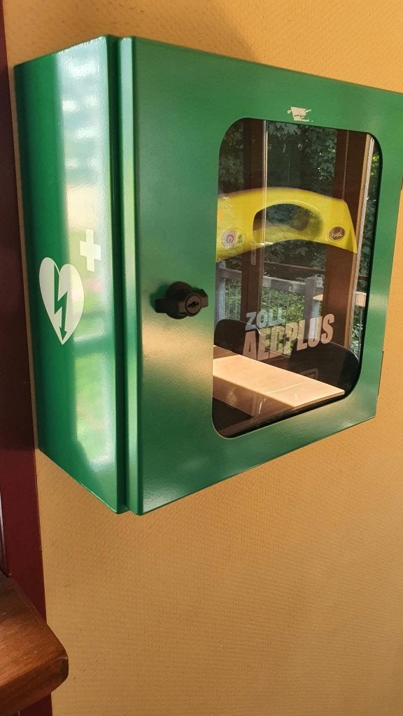 AED, Ophalen, Gebruikt