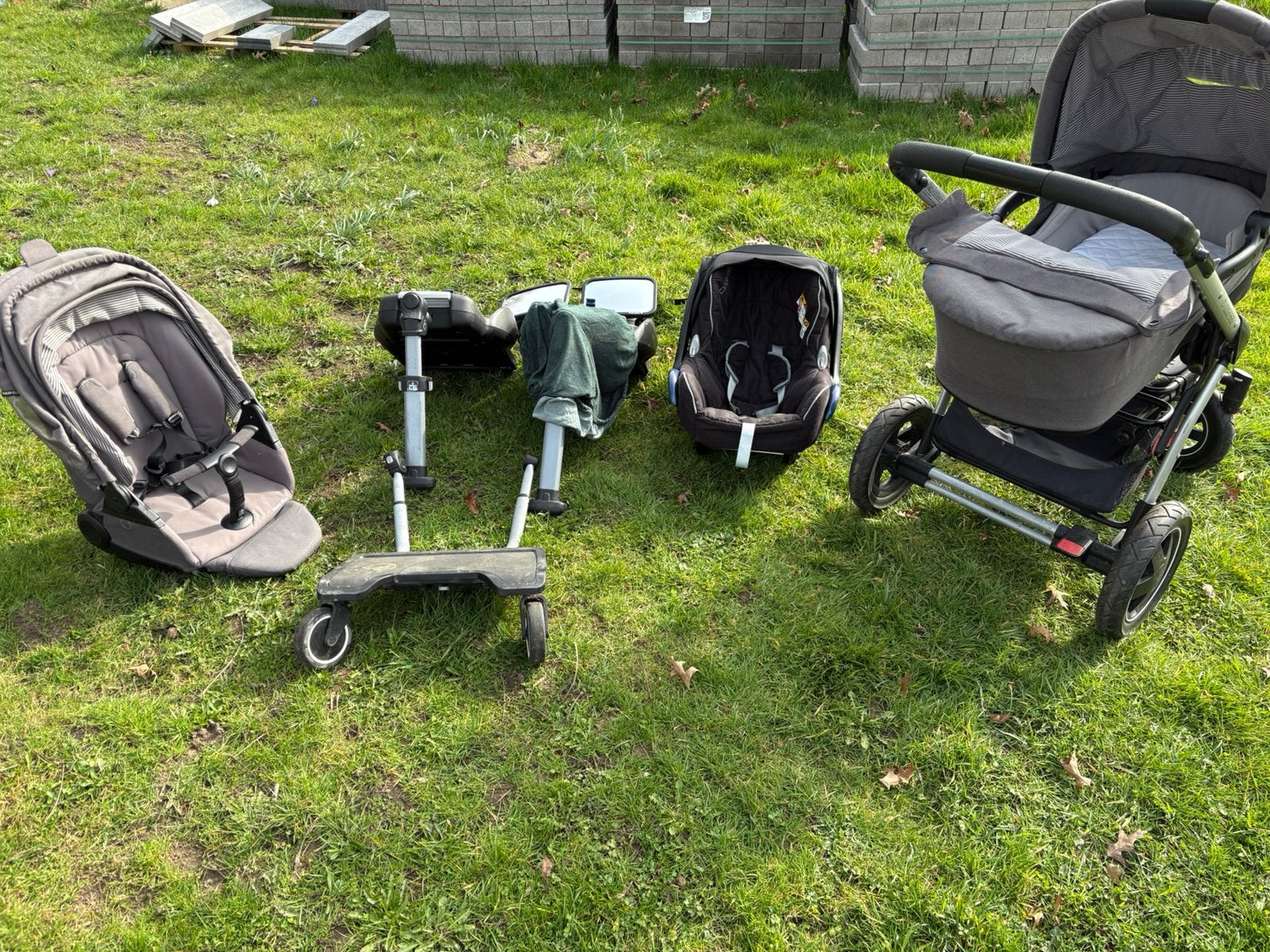 Maxi cosi Kinderwagen conpleet met Accessoires en easybase, Kinderen en Baby's, Kinderwagens en Combinaties, Ophalen, Gebruikt