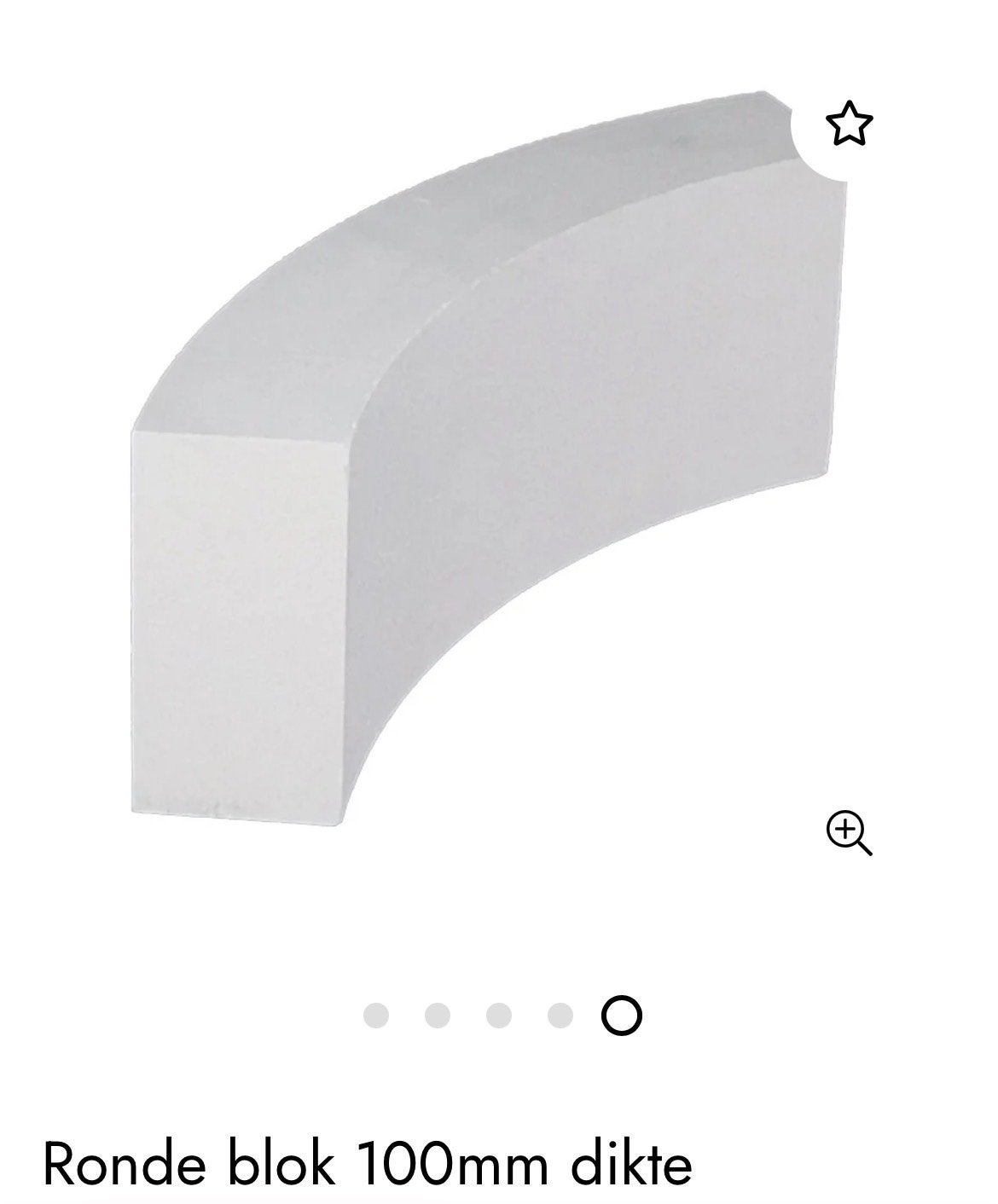 52 Ronde Cellenbeton Blokken 100mm Dikte 90 graden. NIEUW !!, Doe-het-zelf en Verbouw, Ophalen, Nieuw, Overige typen