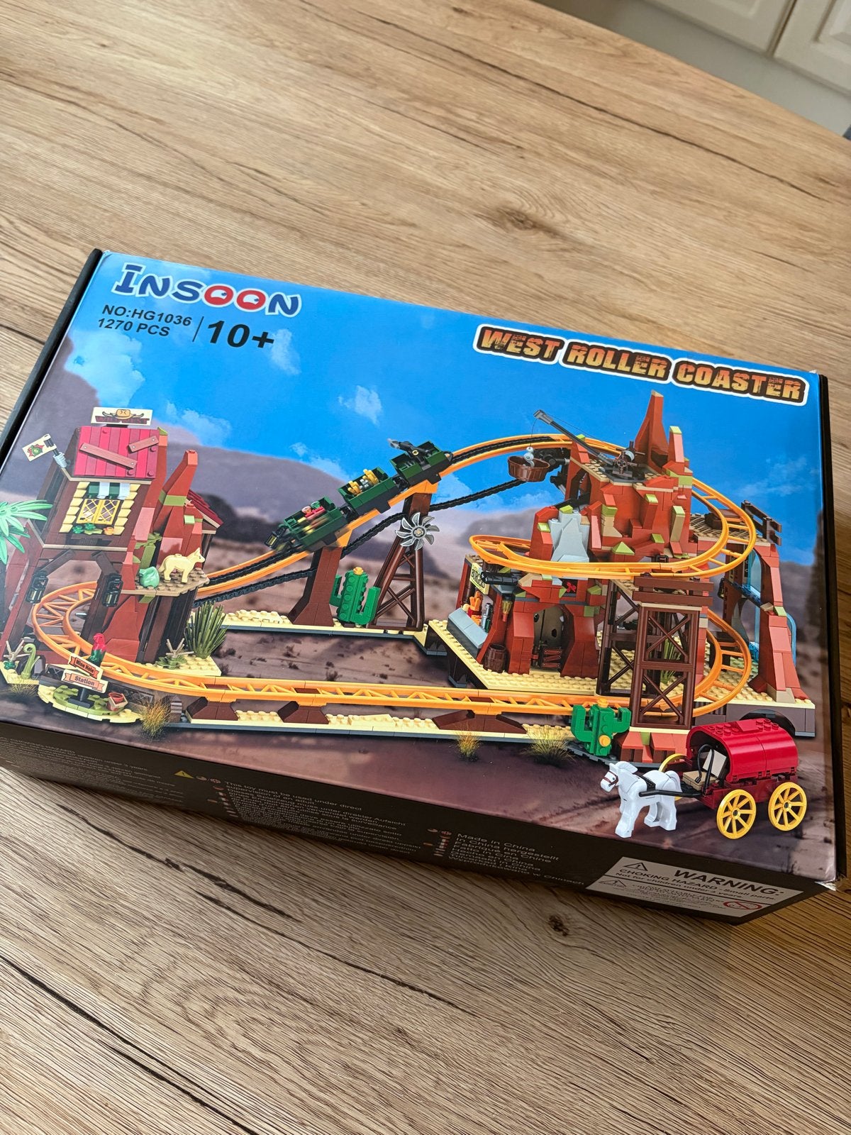 INSOON West Roller Coaster Bouwset - 1770 Stuks, Kinderen en Baby's, Ophalen, Zo goed als nieuw, Overige merken