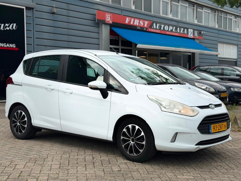 Ford B-Max 1.0 EcoBoost Style AIRCO/AUX/USB | LEUKE FAMILIEA, Auto's, Ford, Voorwielaandrijving, Gebruikt, Wit, Origineel Nederlands