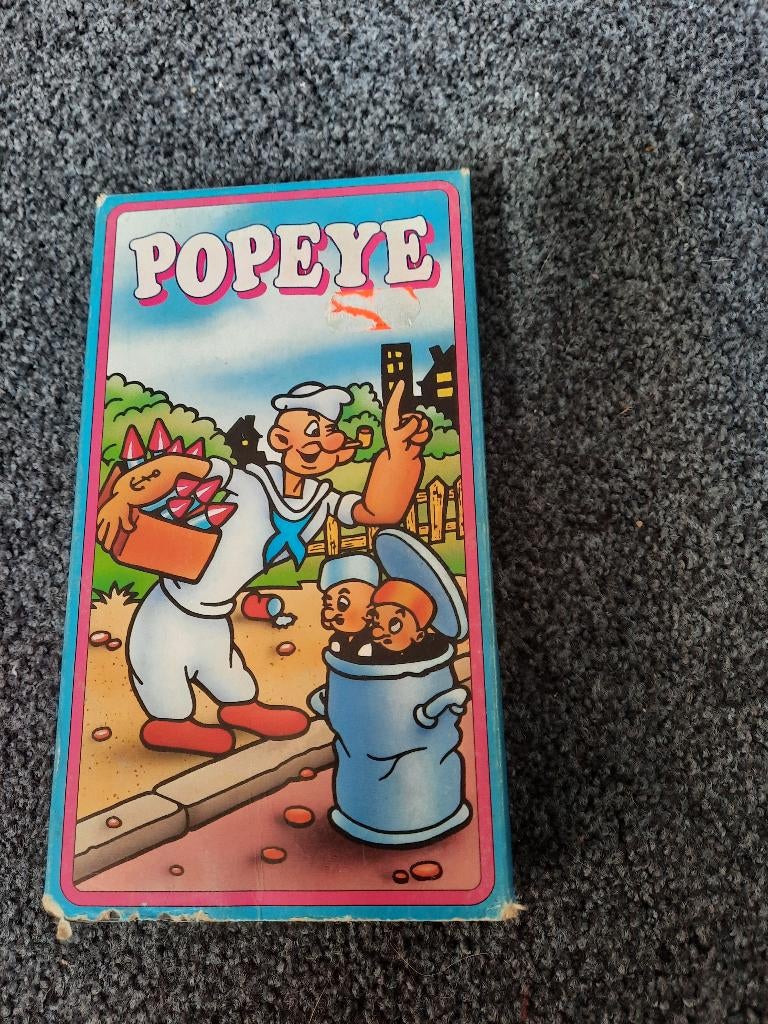 POPEYE! Leuke Tekenfilm Klassieker Op VIDEO!, Cd's en Dvd's, VHS | Kinderen en Jeugd, Alle leeftijden, Verzenden, Zo goed als nieuw