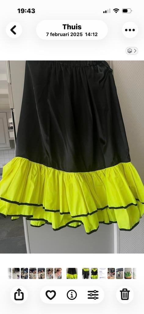 Carnavalsoutfit, Verzenden, Zo goed als nieuw, Maat 38/40 (M), Boven de knie