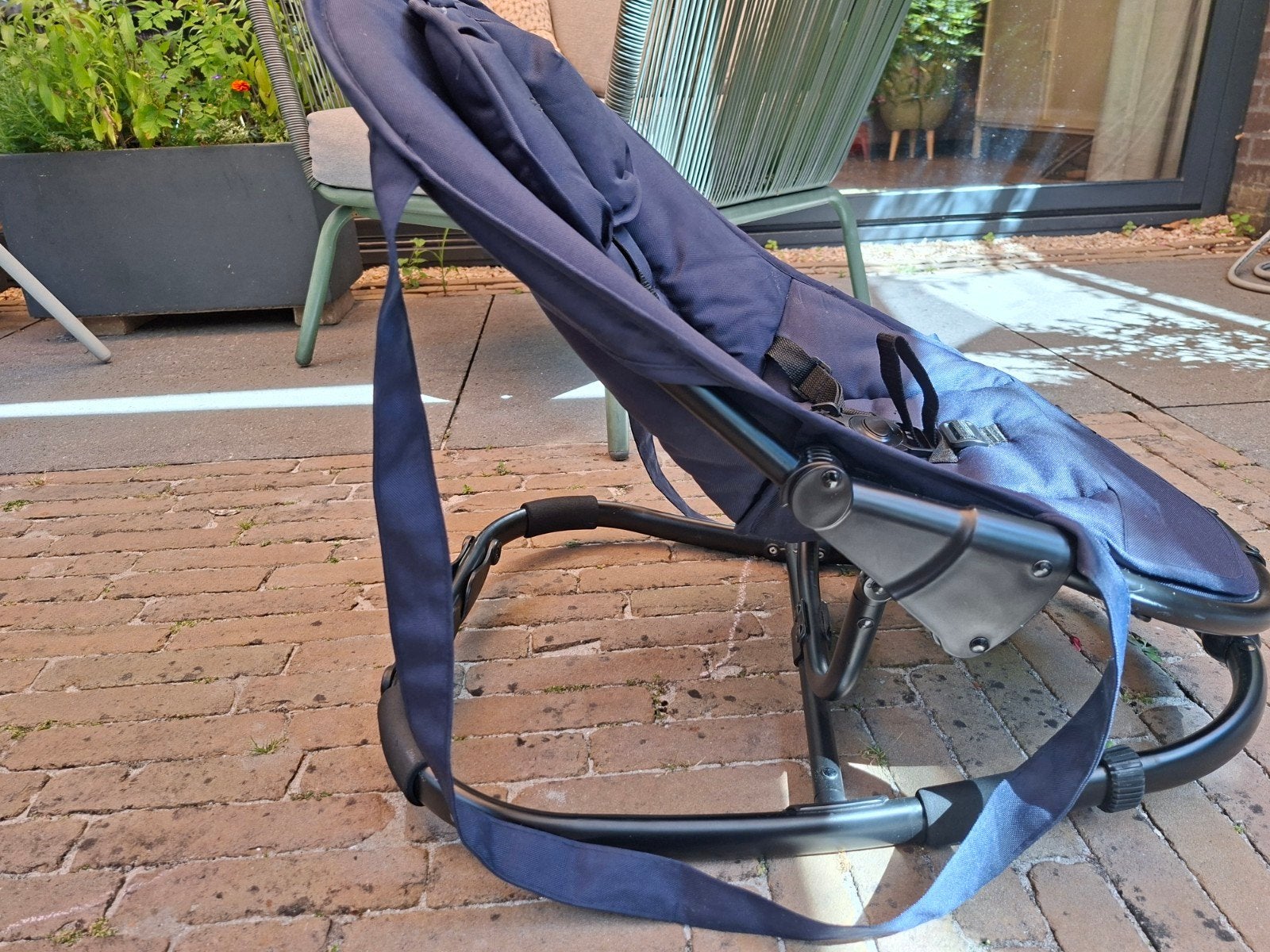 wipstoel blauw, Kinderen en Baby's, Ophalen, Zo goed als nieuw