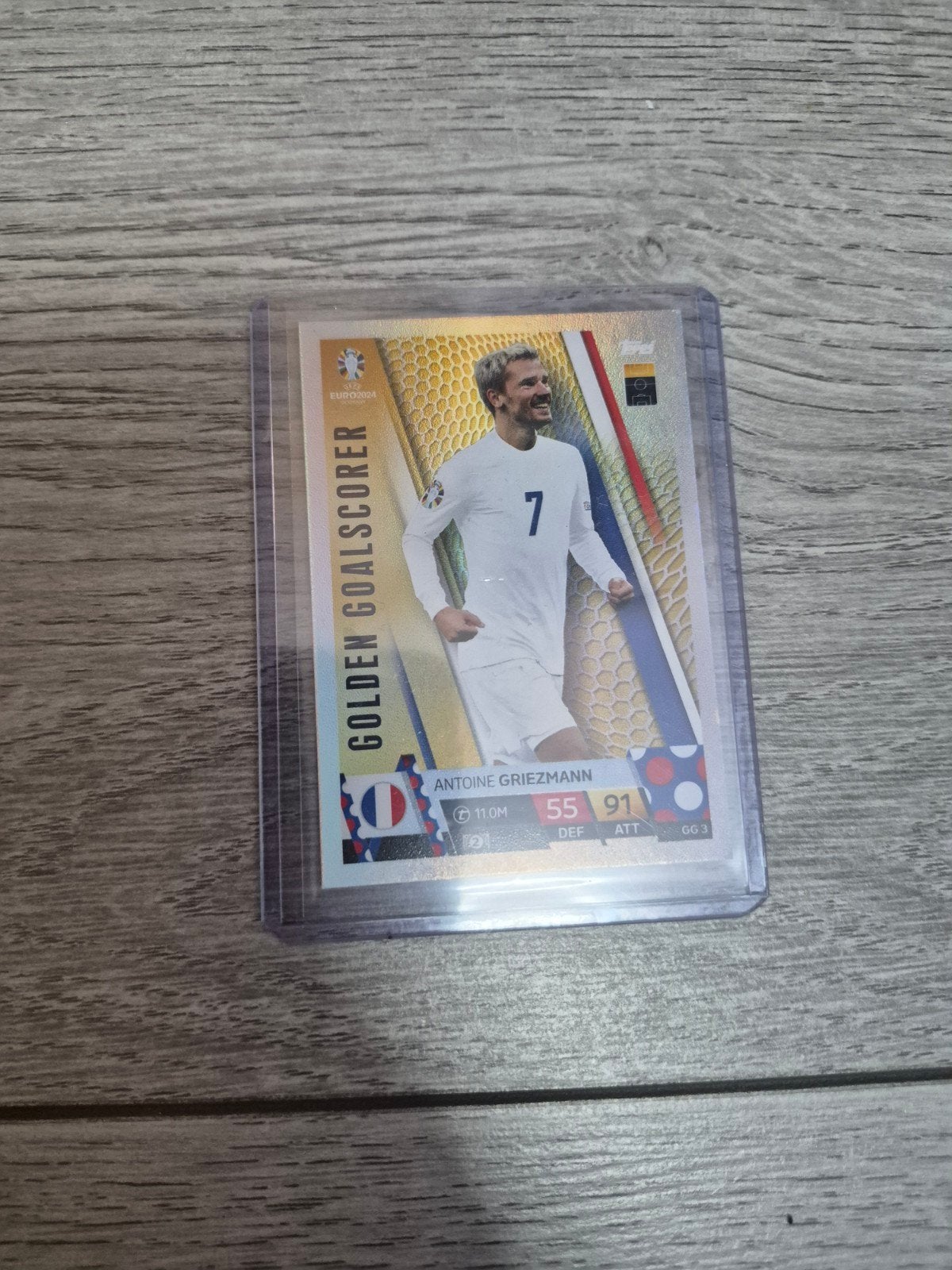 Antoine Griezmann Golden Goalscorer Match Attax EURO 2024, Ophalen of Verzenden, Zo goed als nieuw, Buitenlandse clubs, Spelerskaart